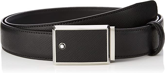 Montblanc Montblanc Adult Classic Belt, black, 120 cm