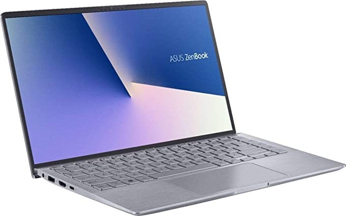 ASUS Asus Zenbook 14-inch Full HD Notebook, AMD Ryzen 5-4500U, Backlit Keyboard, Front Camera, HDMI Output, Amazon Alexa, NVIDIA GeForce MX350, Windows 10, Light Gray (8GB RAM | 512GB PCIe SSD)